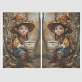 Mousseline Pixie Orange Casquette Miroir papier
