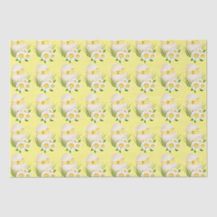 Mousseline Poussin de Pâques en papier de tisse d'oeufs