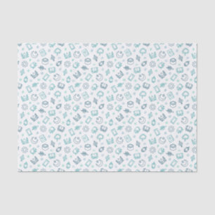 Mousseline Ramadan Doodles Papier Tissu