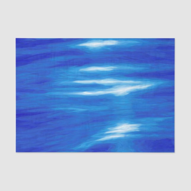 Mousseline Réflexions sur papier Tissu personnalisé de 10 liv (Recto)