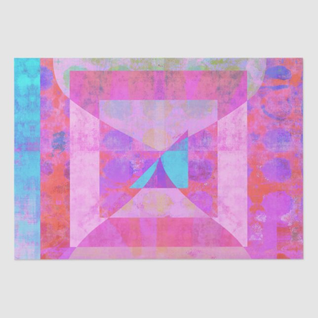 Mousseline Rêve rose chaud #1 Papier de papier à papier mixte (Recto)