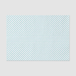 Mousseline Robins Oeuf Blue Polka Dot Tissu Papier