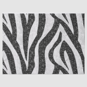 Mousseline Rockabilly Zebra Imprimer Papier Tissu