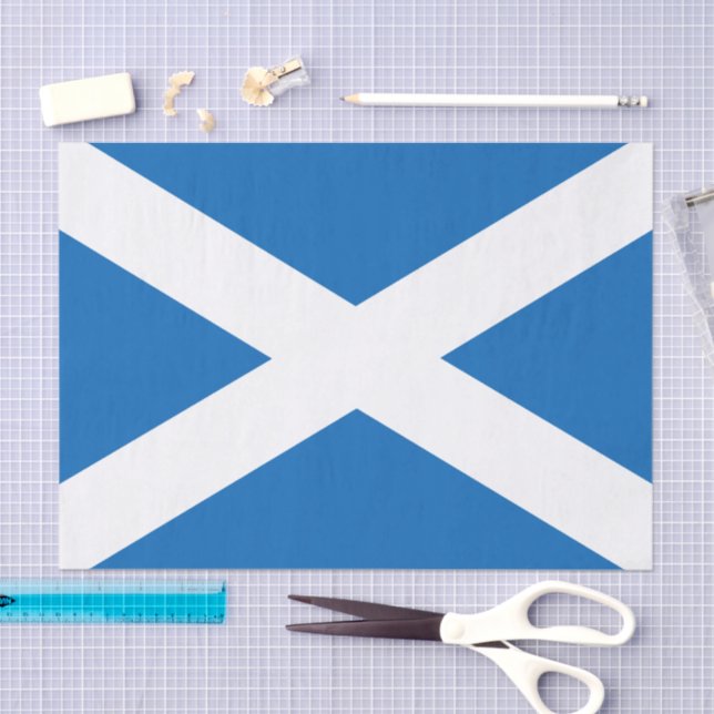 Mousseline Scotland & Scotland Flag papier de tissu / mode (Artisanat)