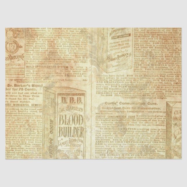 Mousseline Série de papier doré Ephemera Design 18 (Recto)