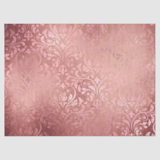 Mousseline Série papier rose éphémère Design 10