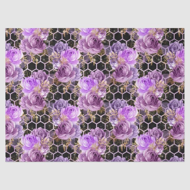 Mousseline Série Queen Bee Design 16 Papier Tissu (Recto)