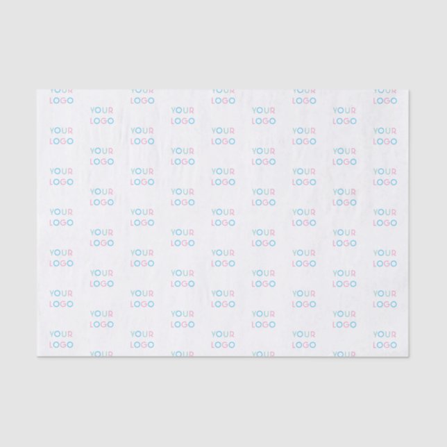 Mousseline Simple Ajouter Votre Papier Tissu Logo (Recto)