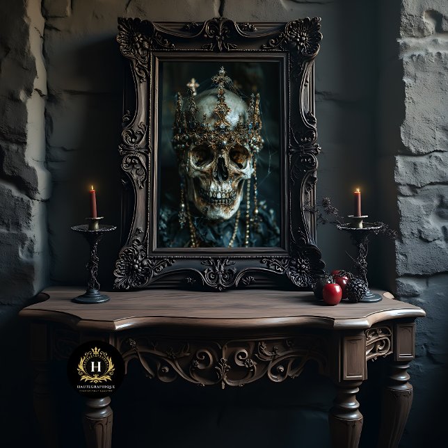 Mousseline Skeleton gothique Skull Decoupage papier de tissus (Créateur téléchargé)