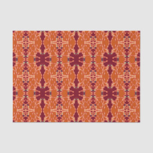 Mousseline Skeletons de danse Papier Tissu Orange