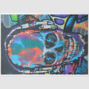 Mousseline Street Art Sketch Urban Decoupage Tissu Papier