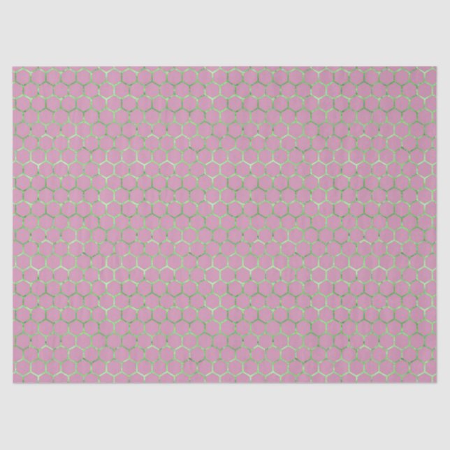 Mousseline Tea Garden Bee Series Design 5 Tissu Papier (Recto)