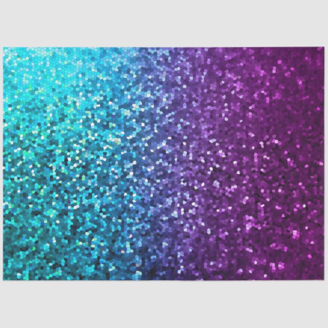 Mousseline Texture de la mosaïque de papier de tissus (Recto)