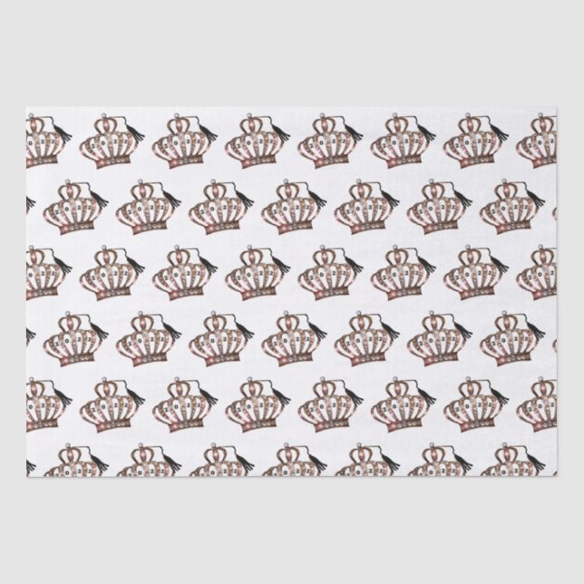 Mousseline "Tiara - Classe de +2022" Tissu Papier (Recto)