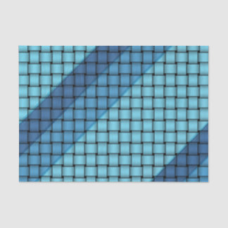 Mousseline Tissu bleu - Tissu papier