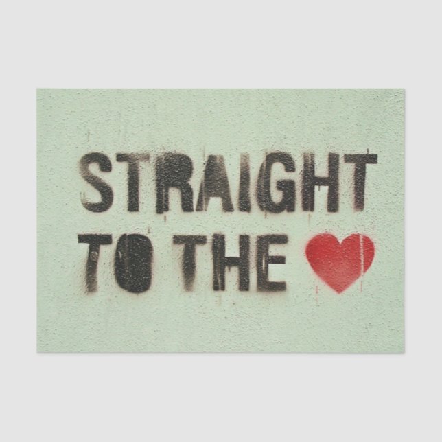 Mousseline Tissu Urban Heart Papier pour la découpage de meub (Recto)