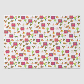 Mousseline Tissue Joyeux Anniversaire Fiesta papier
