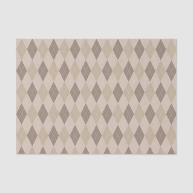 Mousseline Tons beiges Jacquard Motif Tissus papier (Recto)