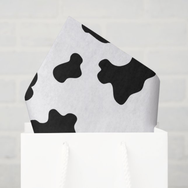 Mousseline Vache motif cadeau Papier papier (Sac cadeau)