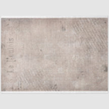 Vieux Grungy journal Vintage Pink Tissue Papier