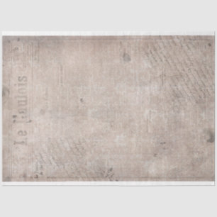 Mousseline Vieux Grungy journal Vintage Pink Tissue Papier
