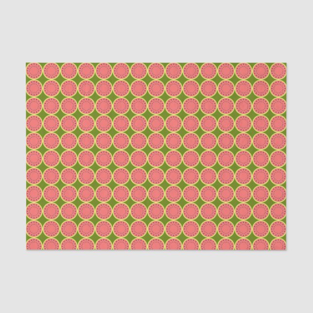 Mousseline Watermelon Pink Papier à tissu multiple (Recto)