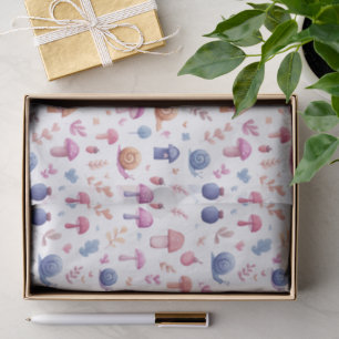Mousseline Whimsical Magic Garden Motif Tissu Papier