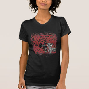 Mousseux le T-shirt de "mégaphone" d'écureuil