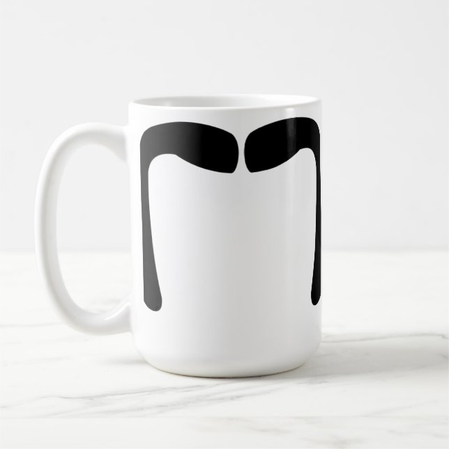 Moustache de Manchu de la tasse #4 Fu de Bigote (Gauche)