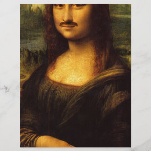 moustache de mona lisa