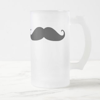 Moustache givrée de tasse