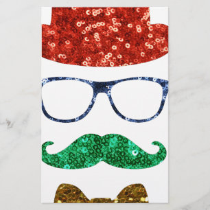 moustache hipster de noël