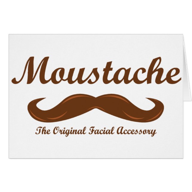 Moustache - l'accessoire facial original (Devant horizontal)