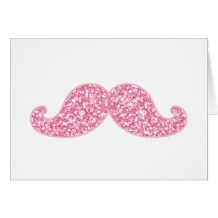 MOUSTACHE ROSE GIRLY DE PARTIES SCINTILLANTES