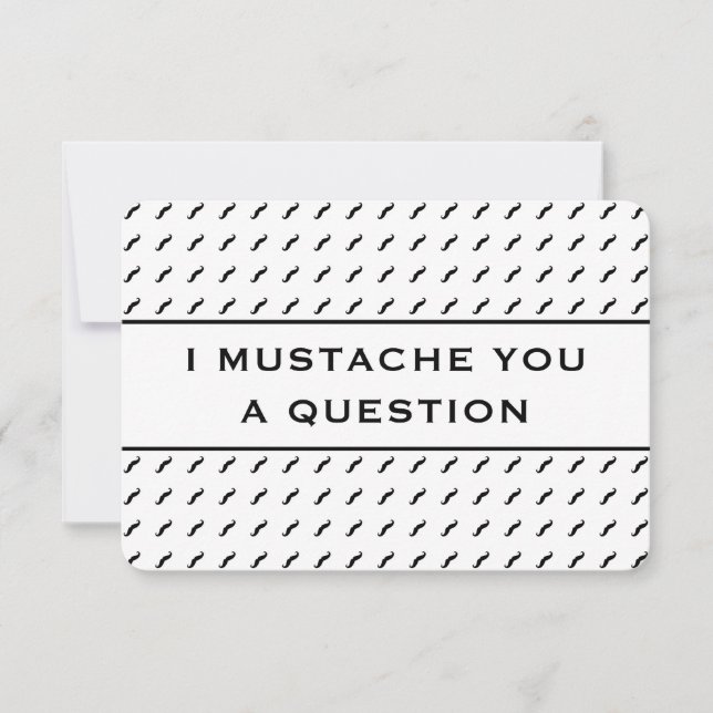Moustache Vous Une Question Mood Stripe (Devant)