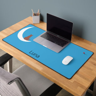 Moustaches au Clair de Lune Chat et Lune Minimal