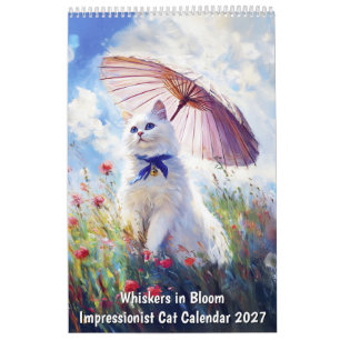Moustaches en Fleur – Calendrier Impressionniste d