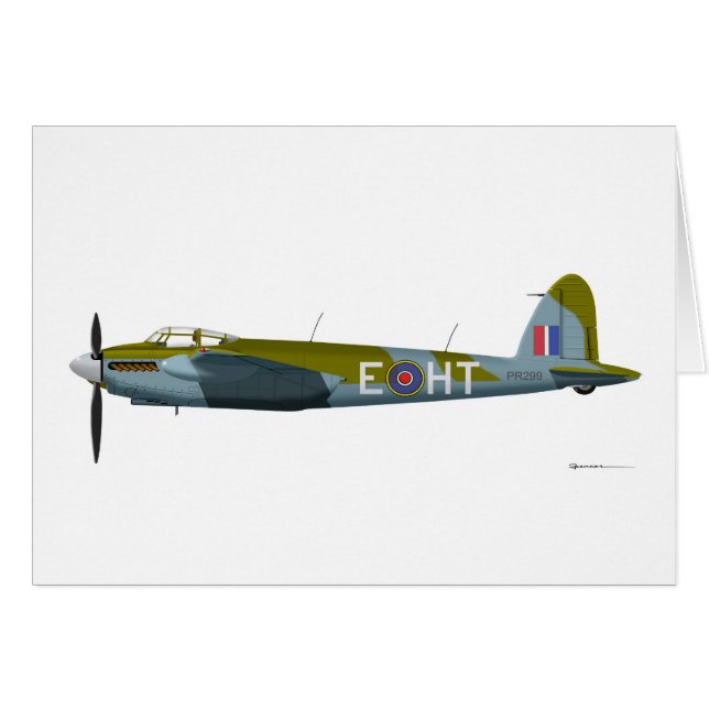 Moustique de DeHavilland DH-98 (Devant horizontal)