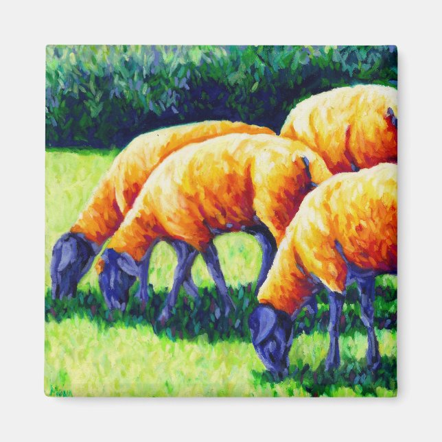 Mouton de flamin - Aimant de mouton (Devant)