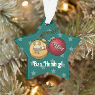 Mouton drôle de Noël Bonbons Baa Humbug Dessin Ani