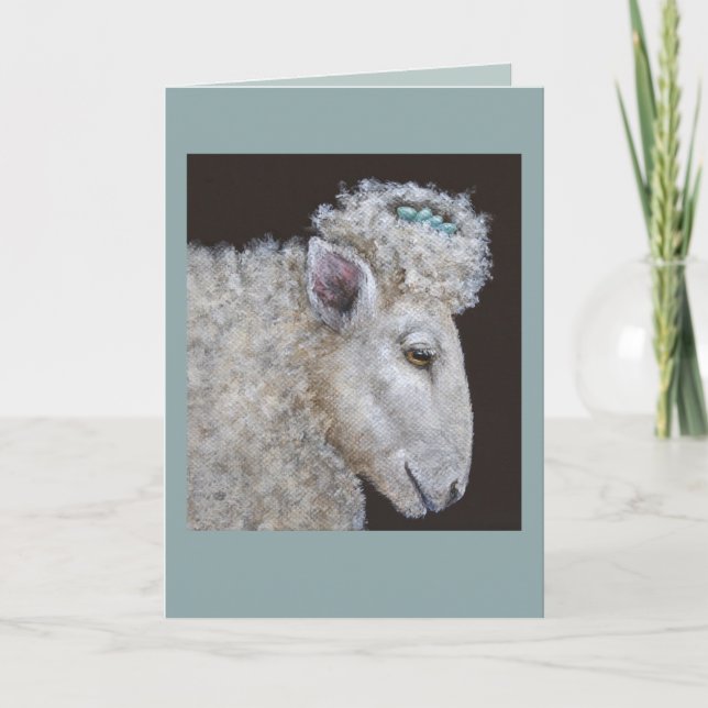 moutons et carte de nid (Devant)
