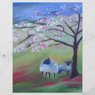 Moutons et cerisiers