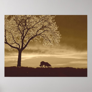 "Moutons sur l'horizon 3" affiche de colley de