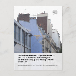 Mouvement efficace - carte postale