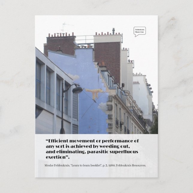 Mouvement efficace - carte postale (Devant)