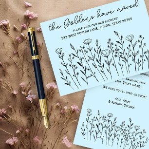 MOUVEMENT FAIRE-PART Carte personnalisée simple