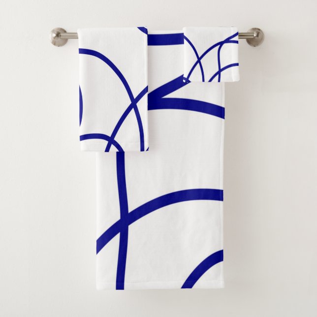 Mouvement : Ligne Art en bleu et blanc (En situation)