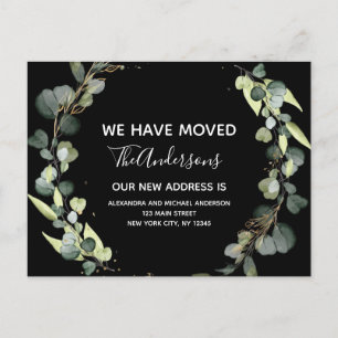 Moving Faire-part Eucalyptus Verdure Aquarelle