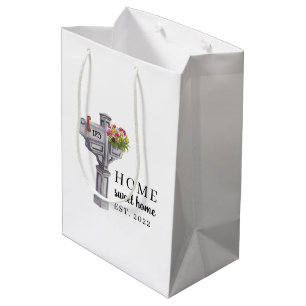 Moyen Accueil Sweet Home Boîte aux lettres Sac cadeau