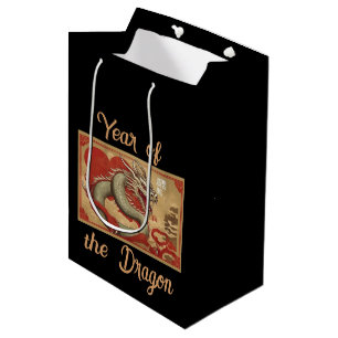 Moyen Année du sac cadeau Dragon